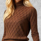 Rossario George - Honeycomb Turtleneck Sweater