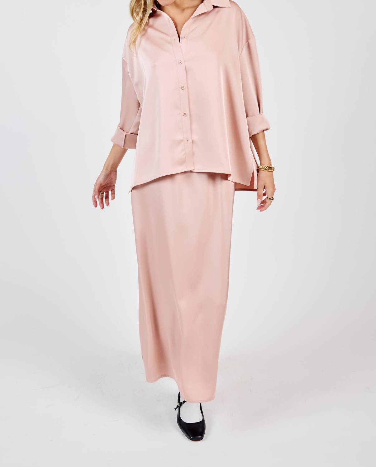Sadie & Sage - Mood Boost Button Up Shirt