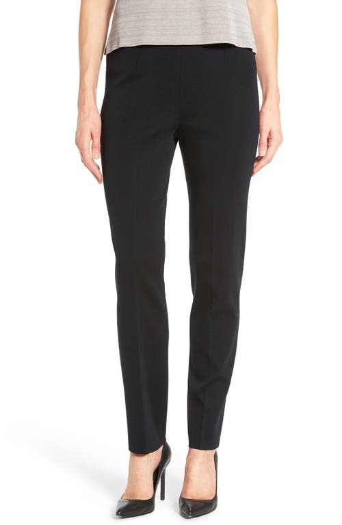 Ming Wang Pull-On Knit Pants in Black