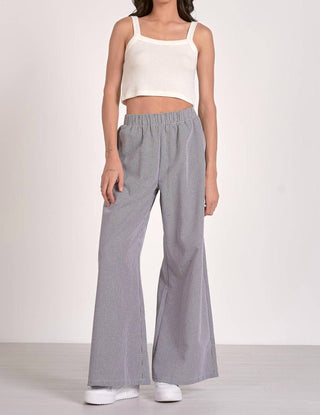 Elan - Gingham Wide Leg Pants