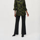 Joseph Ribkoff - Striped 3/4 Sleeve Trapeze Jacket