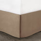 7 Piece Faux Suede Comforter Set Tan King