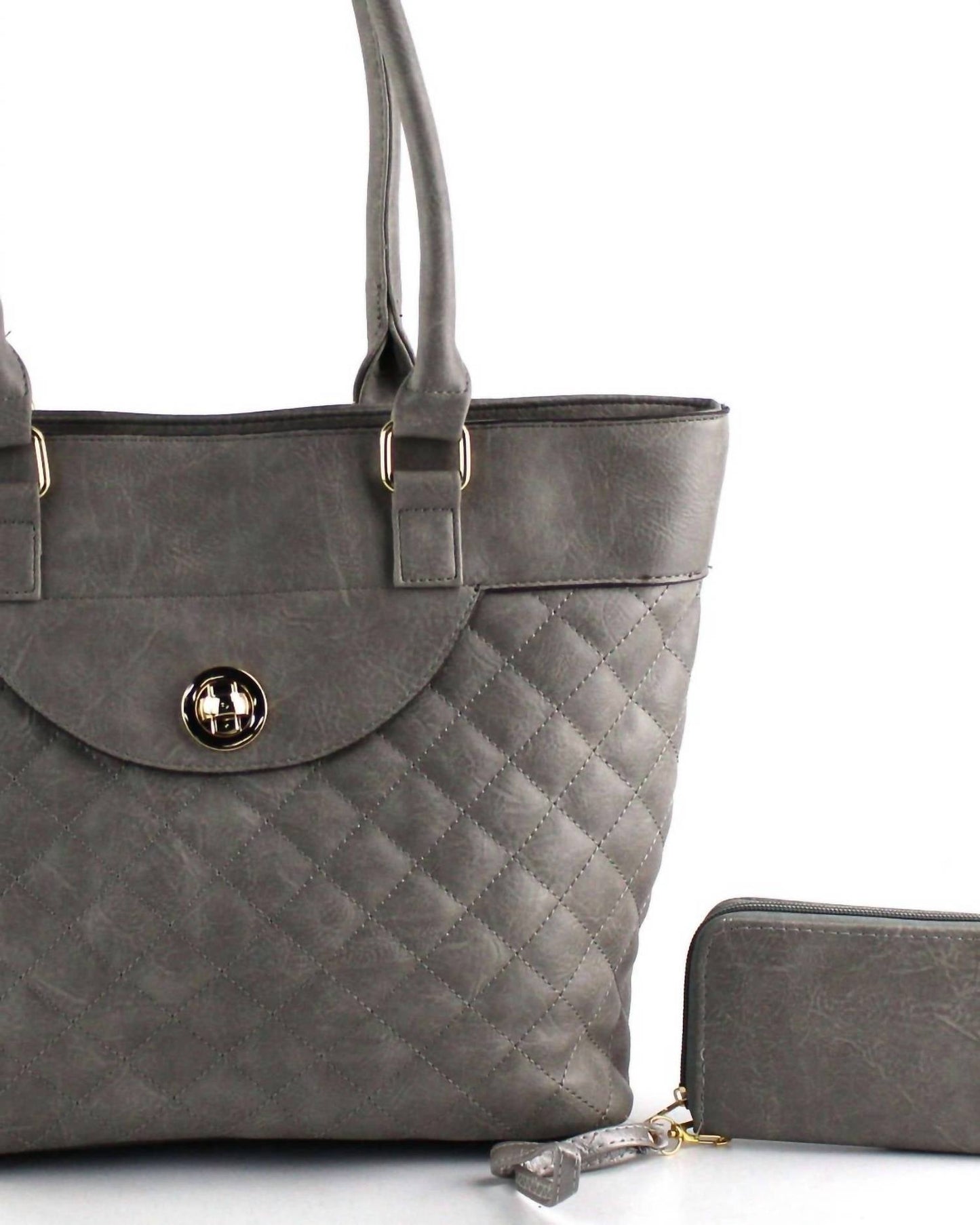 Ar New York - Women's Quilted 2 In 1 Tote Bag