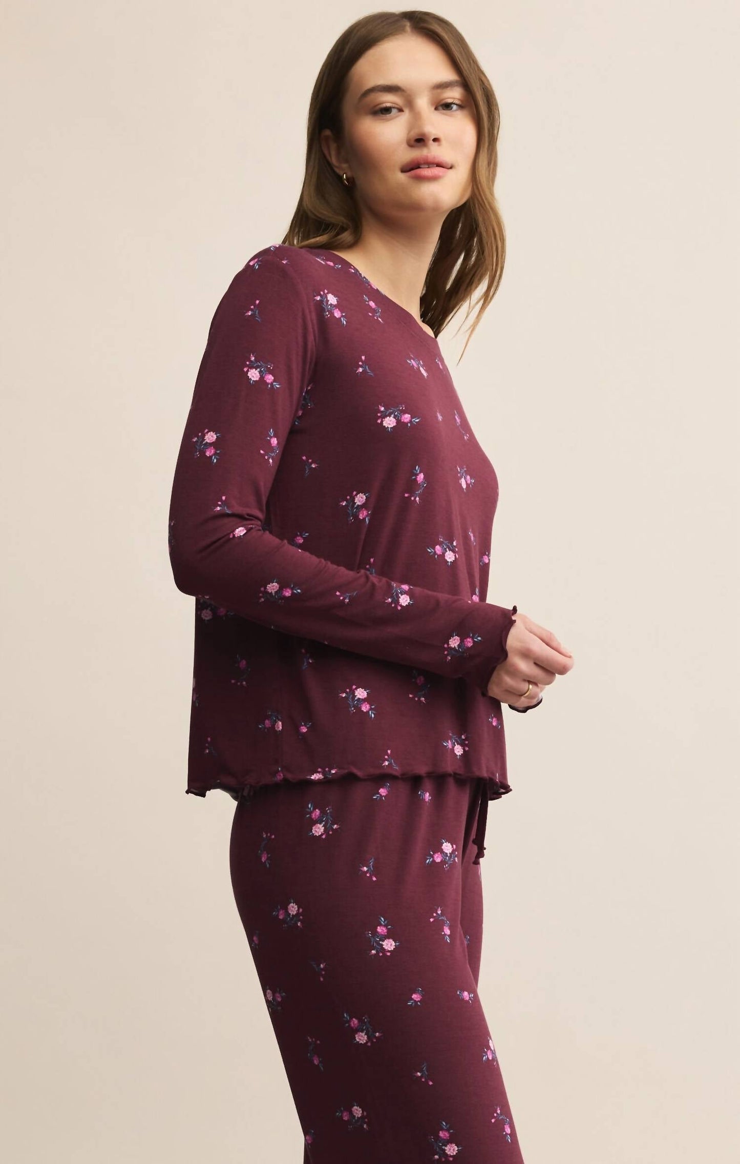 Z Supply - Bella Ditsy Long Sleeve Top
