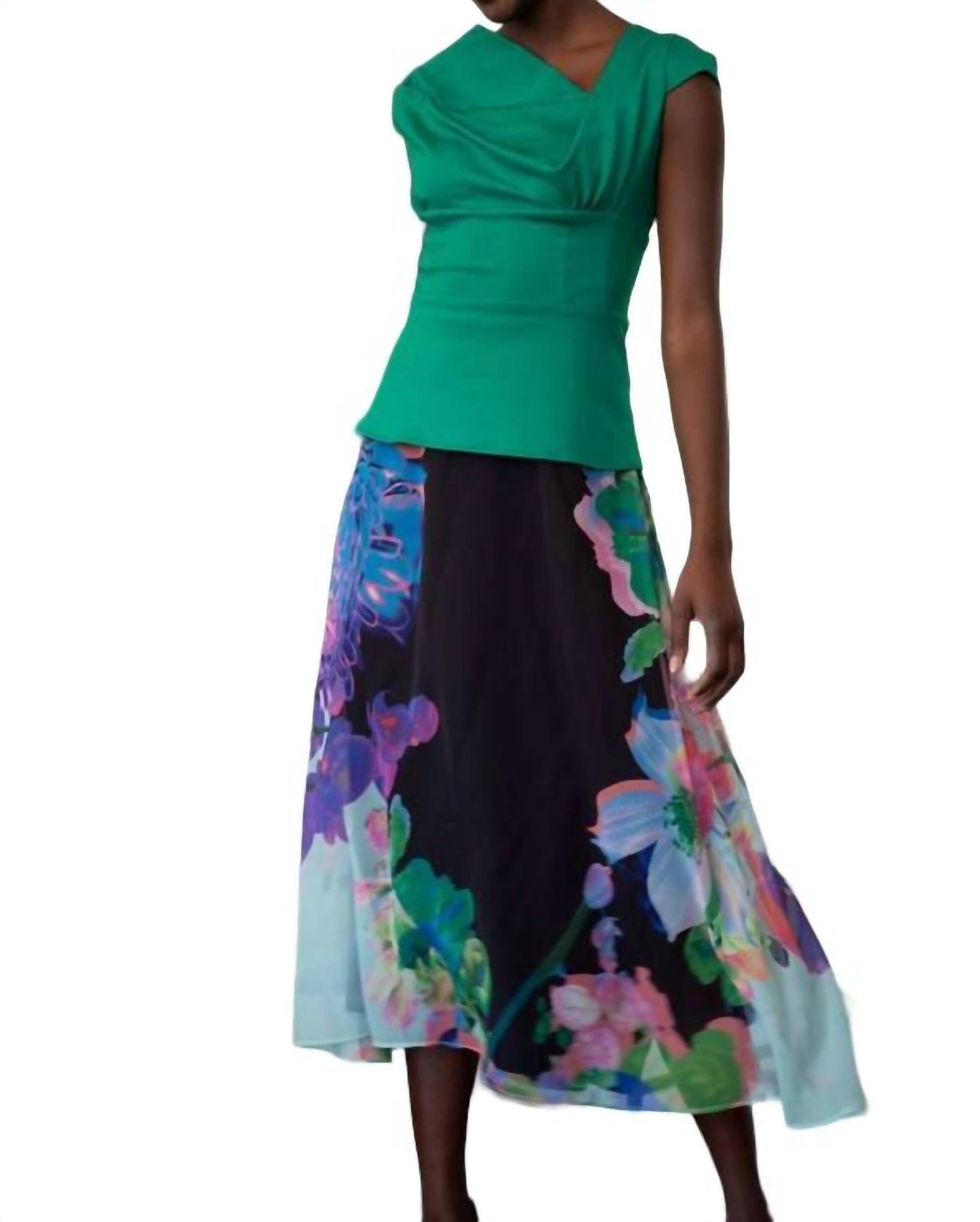 Eva Franco - Floral Midi Skirt