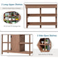 TOPMAX 66" Large Outdoor Farmhouse Wooden Potting Bench Table