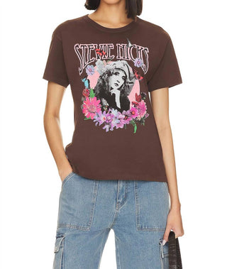 Daydreamer - Stevie Nicks Flower Collage Ringer Tee