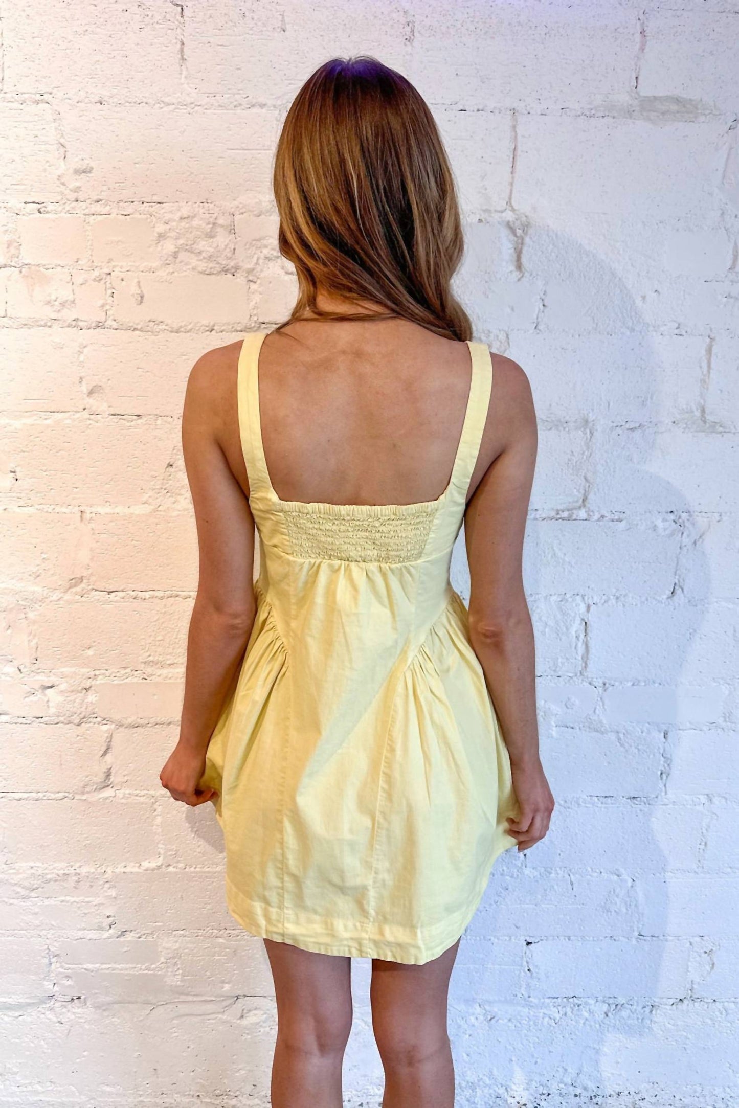 Free People - Astrid Oxford Mini Dress