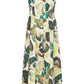 ALEMAIS Siena Bandeau Midi Dress in Green, Size 0 Us