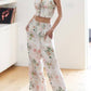 Aakaa - Pink Floral Pant