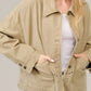 Aaron & Amber - Scalloped Hem Denim Jacket