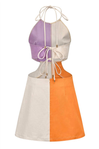 Amylynn - Color Block Chaos Dress