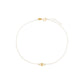 Adina Eden - Solid Evil Eye Pendant Anklet