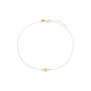Adina Eden - Solid Evil Eye Pendant Anklet