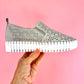 Very G - Women's Nicole Perforated Edge Slip On Sneakers
