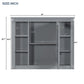 Wall Mounted Bathroom Storage Cabinet With Mirror