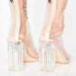 Cape Robbin - Women's Crystal Glaze Block Heel Bootie