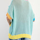 Easel - Flower Patch Knit Sweater Pullover