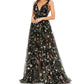 Mac Duggal - Floral Embroidered Sleeveless Gown