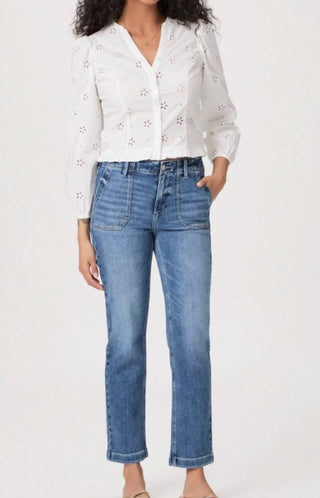 Paige - Mayslie Straight Ankle Jeans