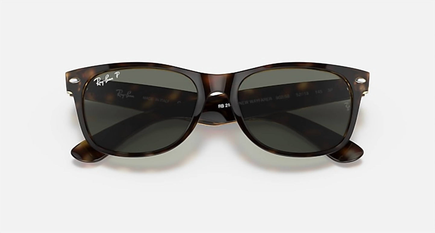 Ray Ban - New Wayfarer Classic Small Polarized Sunglasses Rb2132 902/58