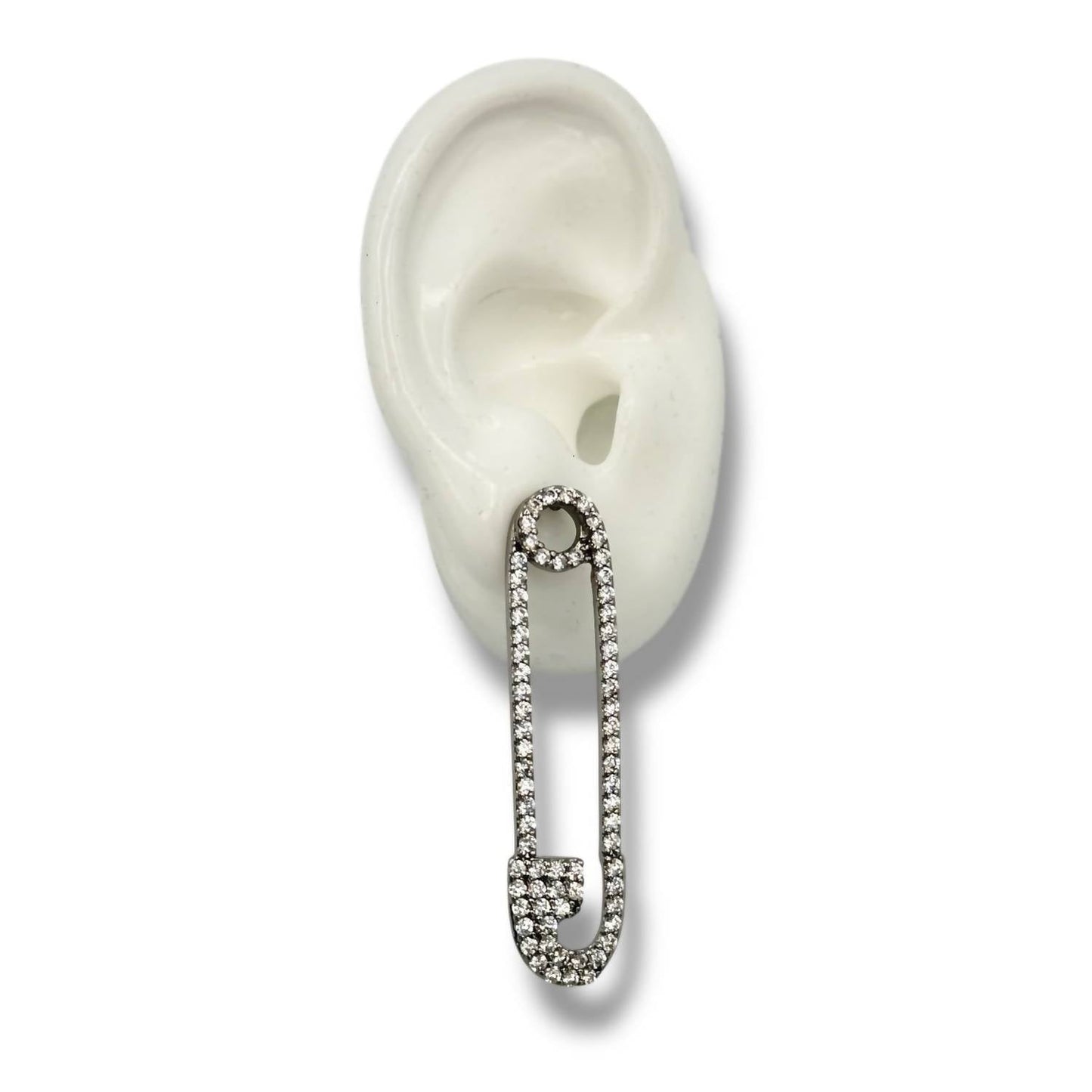 Jagged Halo Jewelry - Women's Safety Pin Earrings