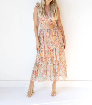 Astr - penn plisse top