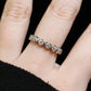 Allyanna Gifts - Women's Sterling Silver Moissanite Eternity Band Ring