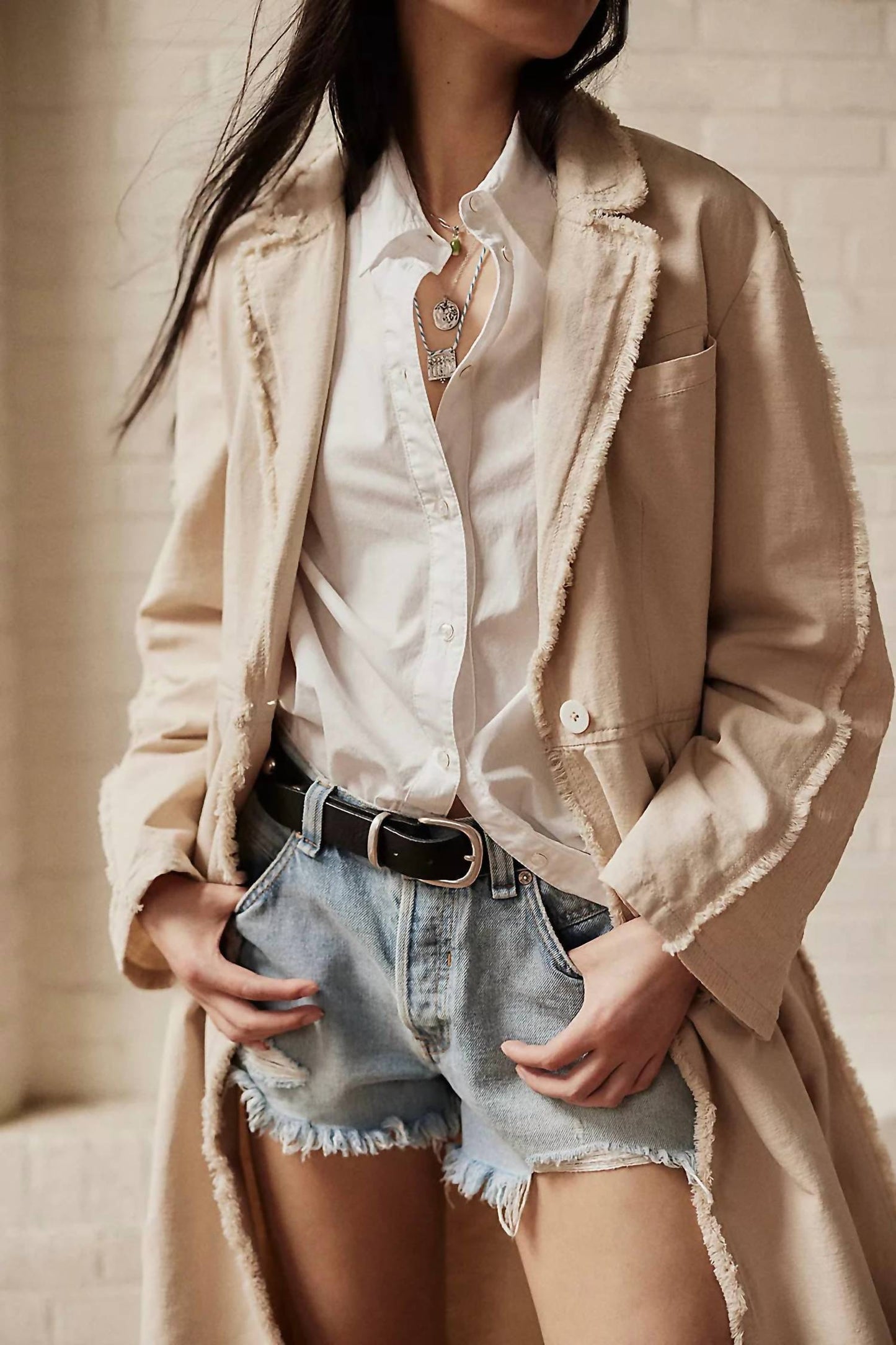 Free People - Now or Never Denim Shorts