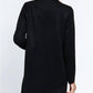 Active Basic - Long Sleeve Open Front Faux Suede Jacket