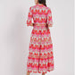 Jude Connally - Candy 3/4 Sleeves Maxi Dress