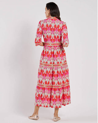 Jude Connally - Candy 3/4 Sleeves Maxi Dress