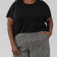 Nic + Zoe - Sweater Short Sleeve Top - Plus