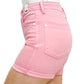 Judy Blue - High Rise Tummy Control Garment Dyed Shorts