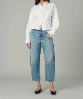 Joe'S Jeans - The Cropped Boyfriend Button Down Shirt