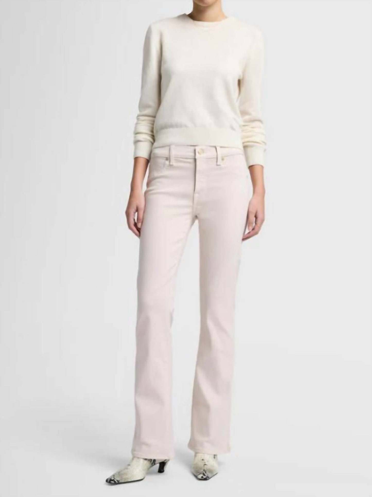 7 For All Mankind - Tailorless Coated Bootcut Jeans