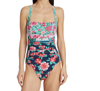 Johnny Was - JAPER RUCHED ONE PIECE SWIMSUIT