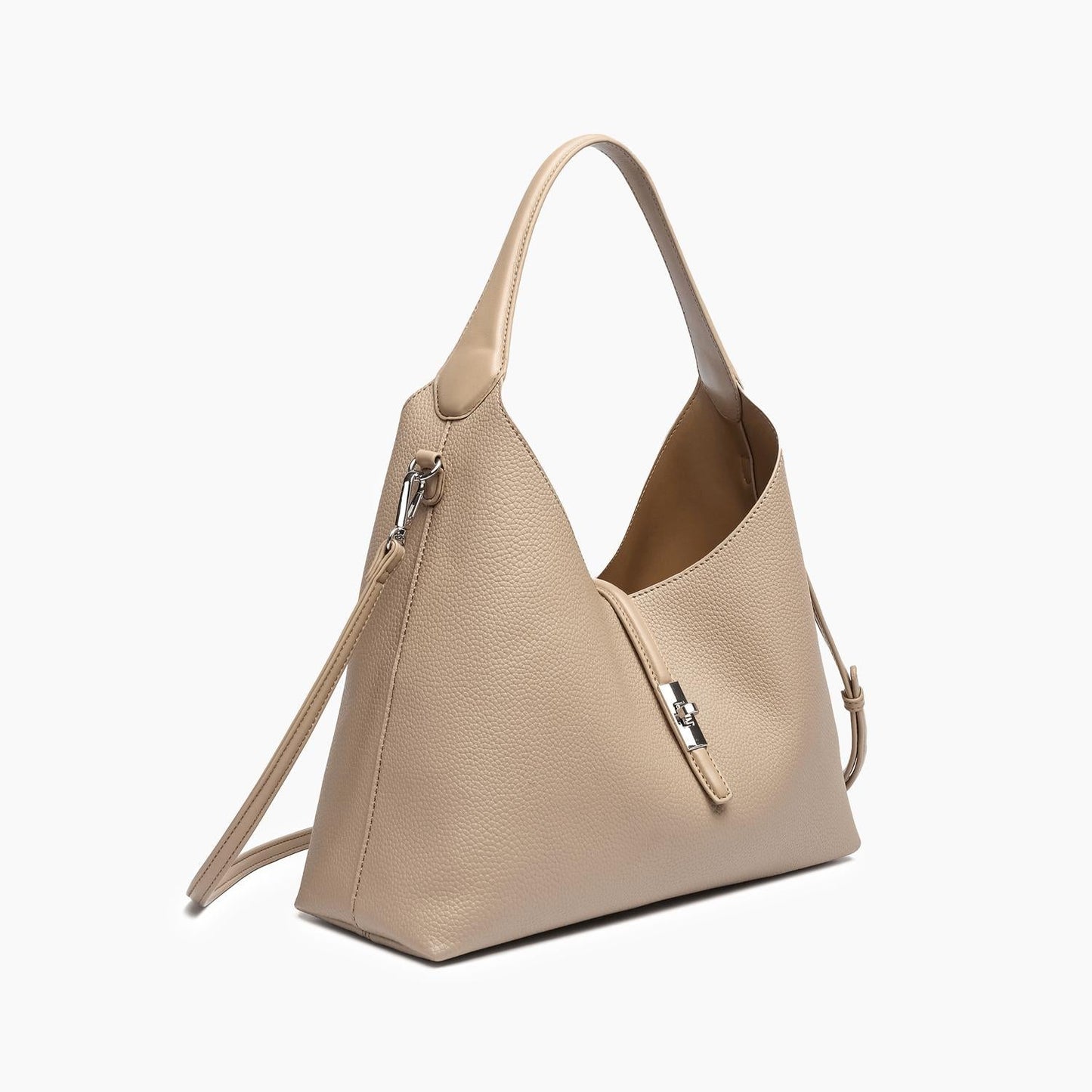 Like Dreams - Women's Sienna Vegan Pebble Hobo Shoulder Bag