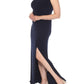 Joseph Ribkoff - Embellished Mesh Yoke Evening Dress
