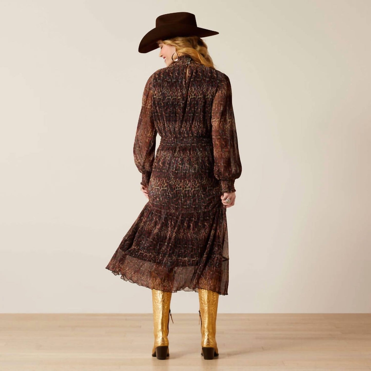 Ariat - Plume Mock Neck Midi Dress