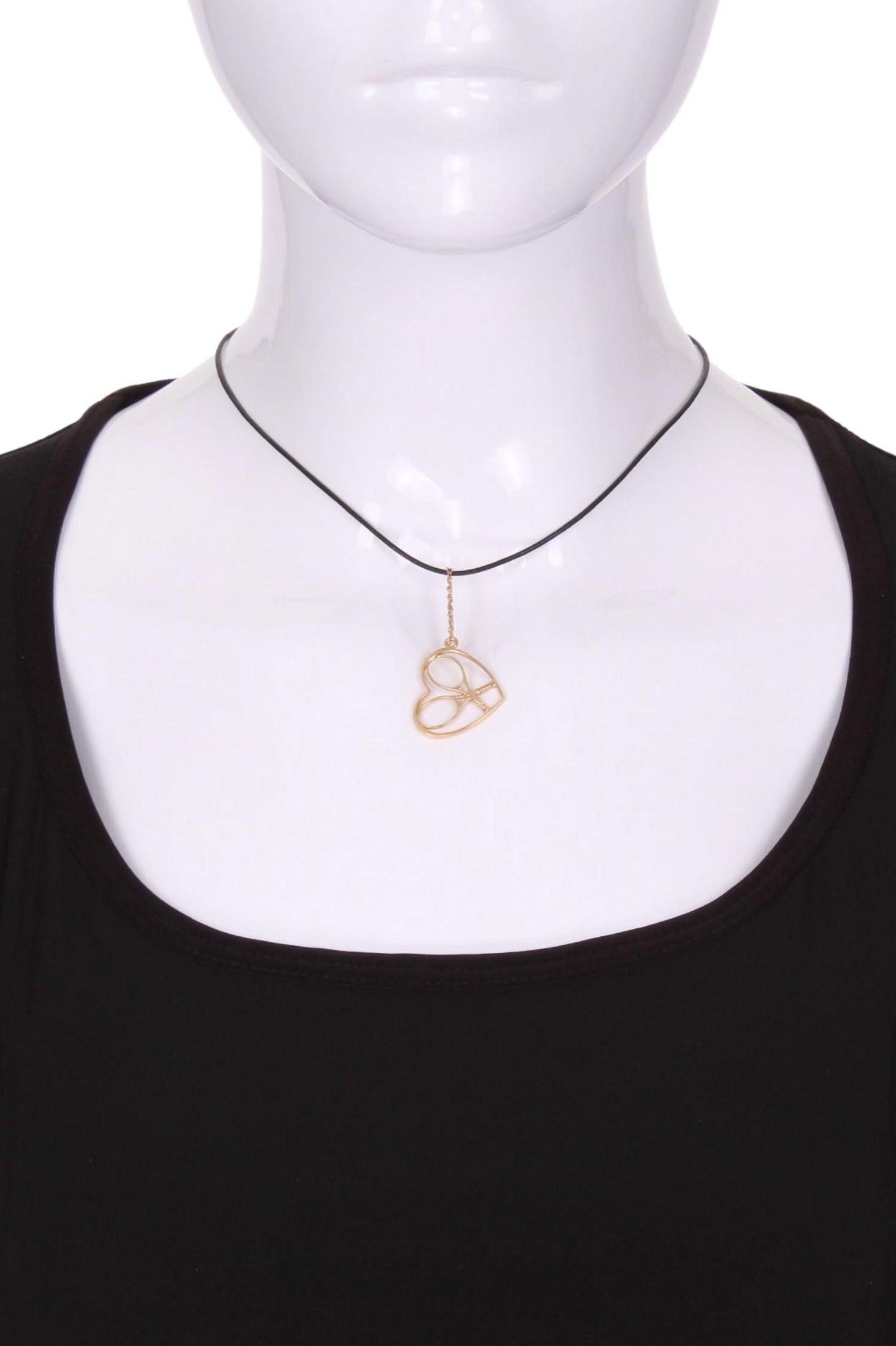 Love Love Tennis - Women's Heart Racket Pendant