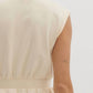 Entro - Sleeveless Zip Up Midi Dress
