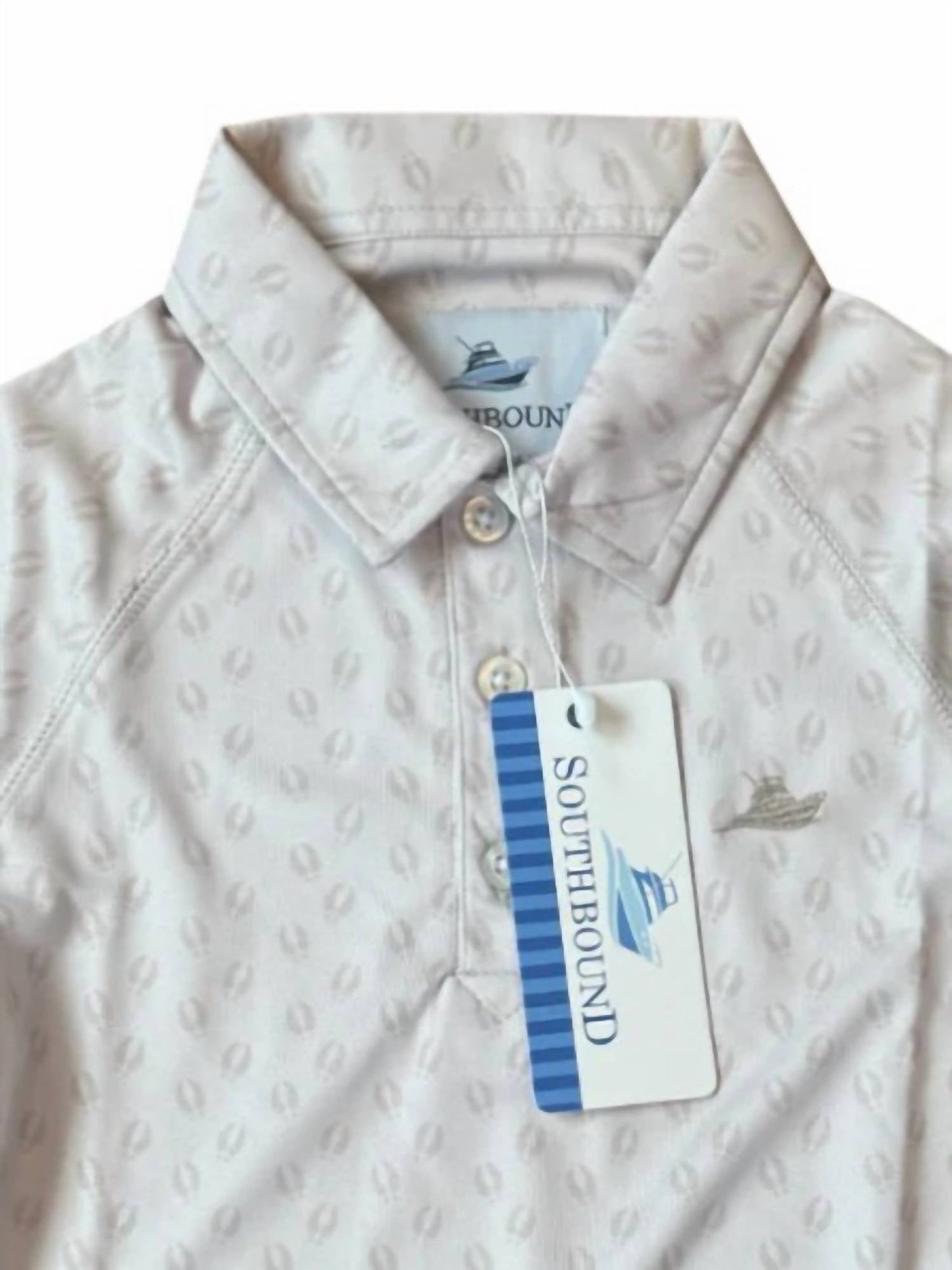 Southbound - Boy, Toddler, & Young Boys Deer Paw Print Polo