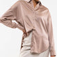 Blu Pepper - Madeleine Satin Button Front Shirt