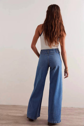 Free People - Libre Wide Leg Jeans