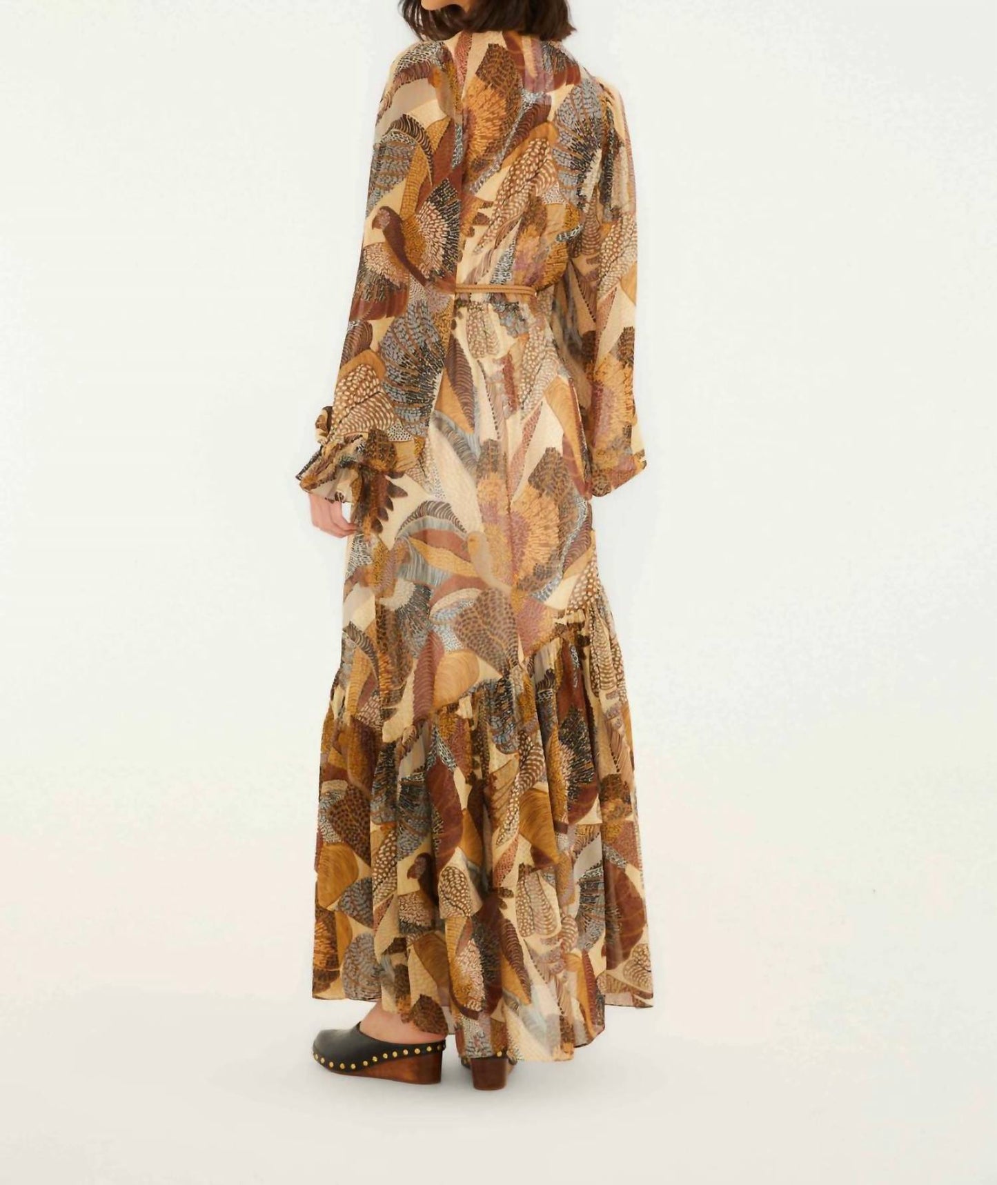 Farm Rio - Long Sleeves Maxi Dress