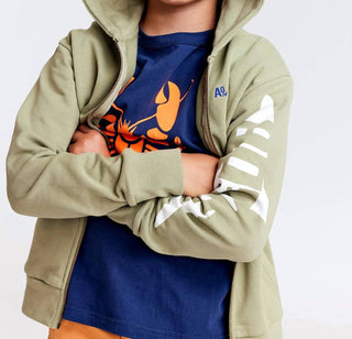 Ao76 - Kids Norman Full Zip Requin Hoodie