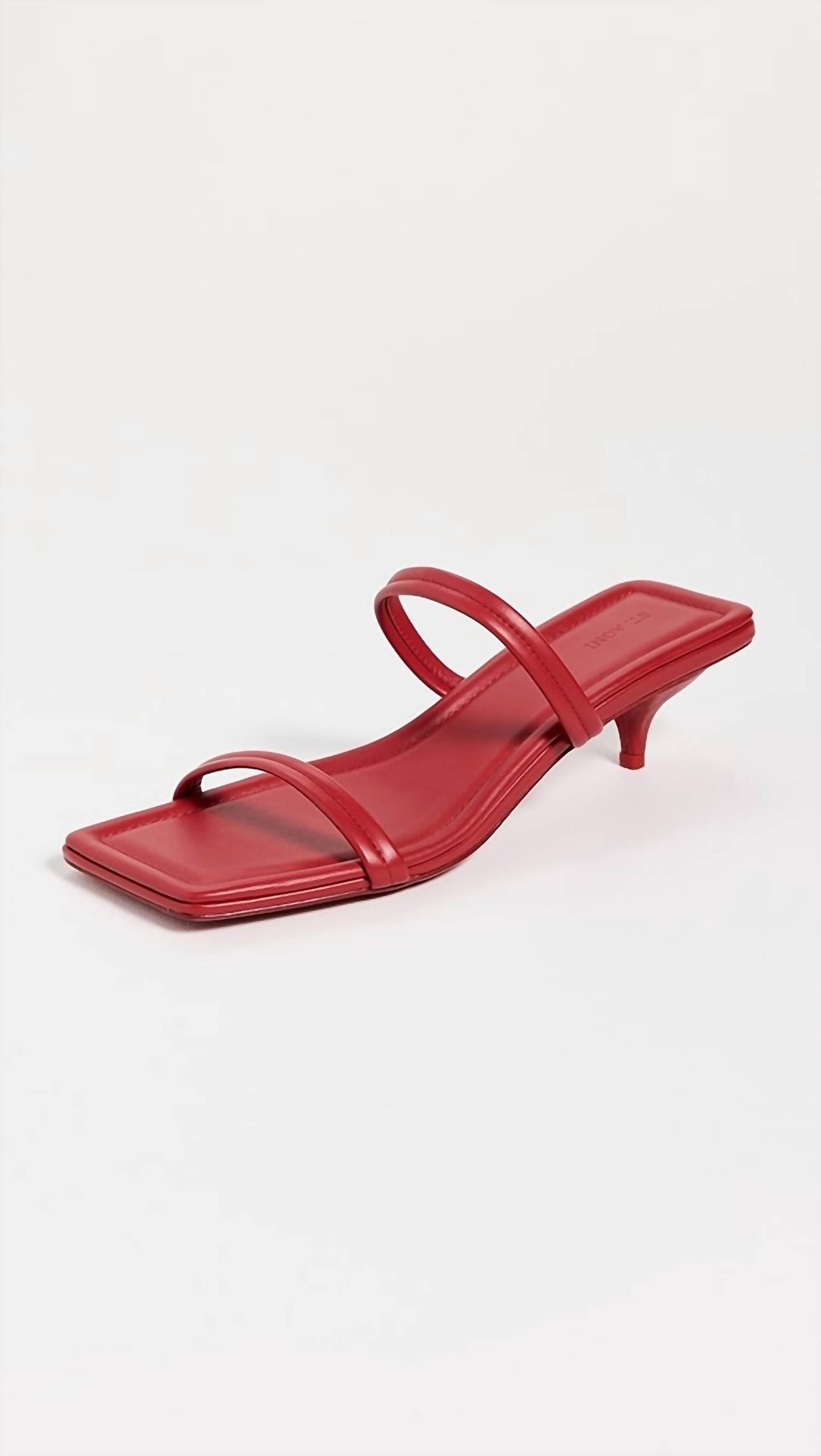 St. Agni - Fine Strap Kitten Heel