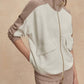 Varley - Garcia 2 Tone Zip Through Sweat
