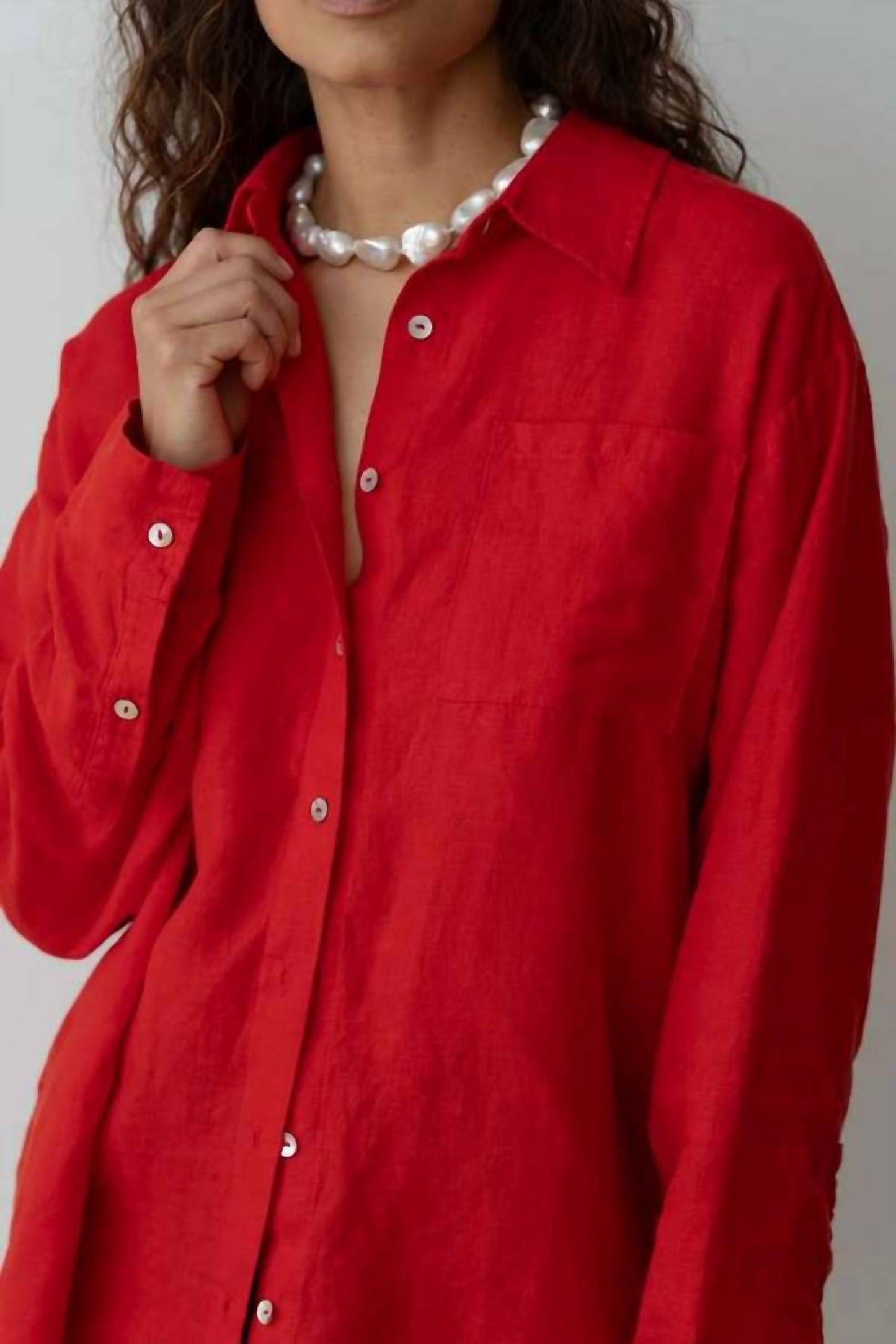 Donni. - Linen Relaxed Shirt